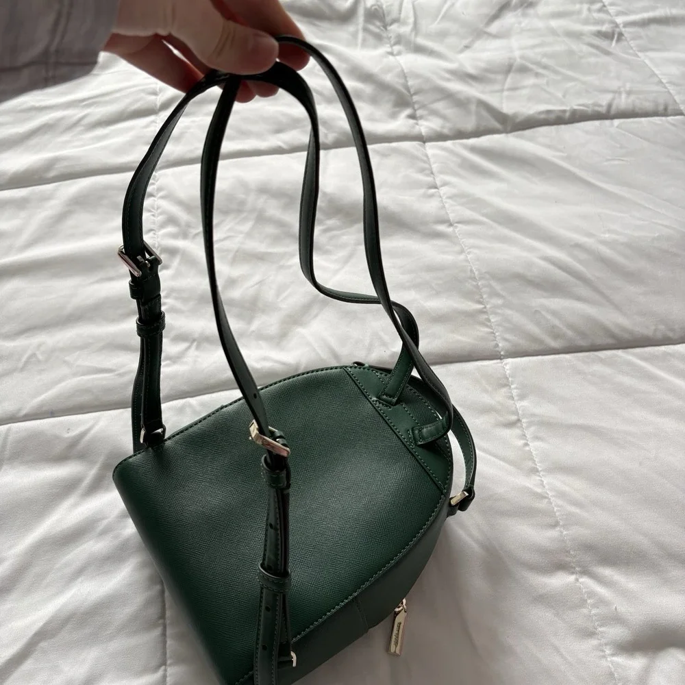 Kate Spade New York Womens Schuyler Saffiano Leather Mini Backpack Green‎ Luxury